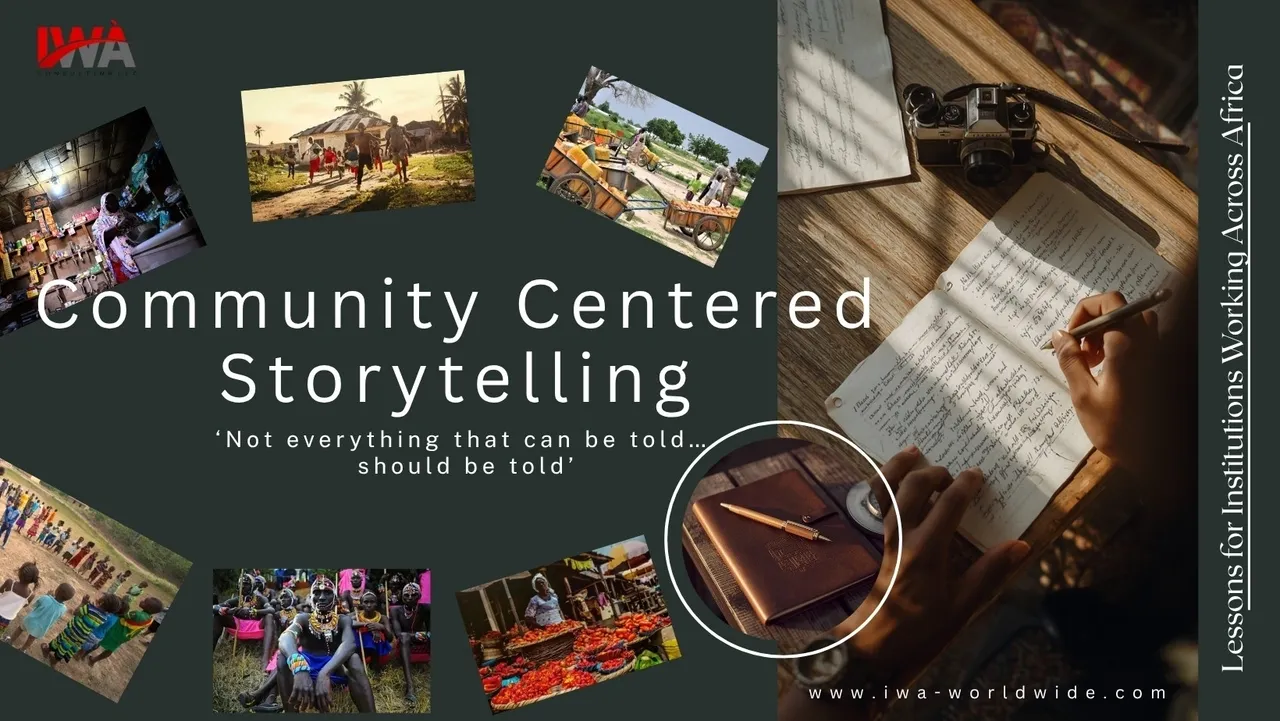 Community centered storytelling across African communities